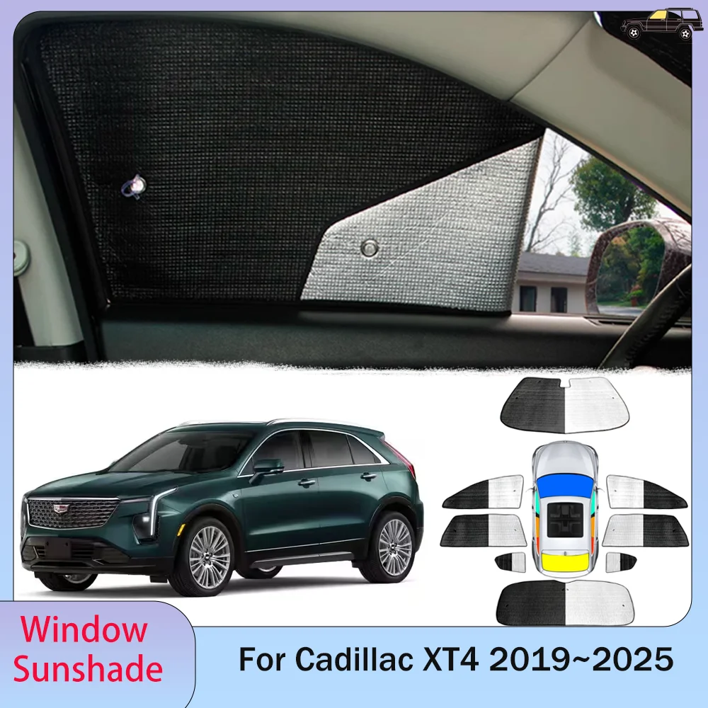 

Для Cadillac XT4 2019 ~ 2025 2020 2021 2022 2023 2024 автомобильный солнцезащитный козырек, световой козырек на лобовое стекло, защита от ультрафиолета, аксессуары для зонтиков