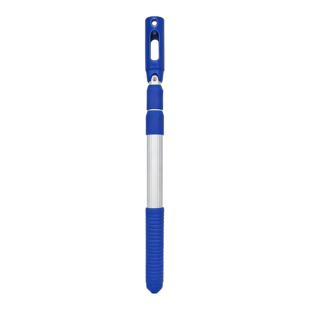 Aluminum Telescopic Pool Cleaning Pole 90-160cm Rust Resistant Extendable Handle With Non Slip Grip For Swimming Pool Vacuum Bru