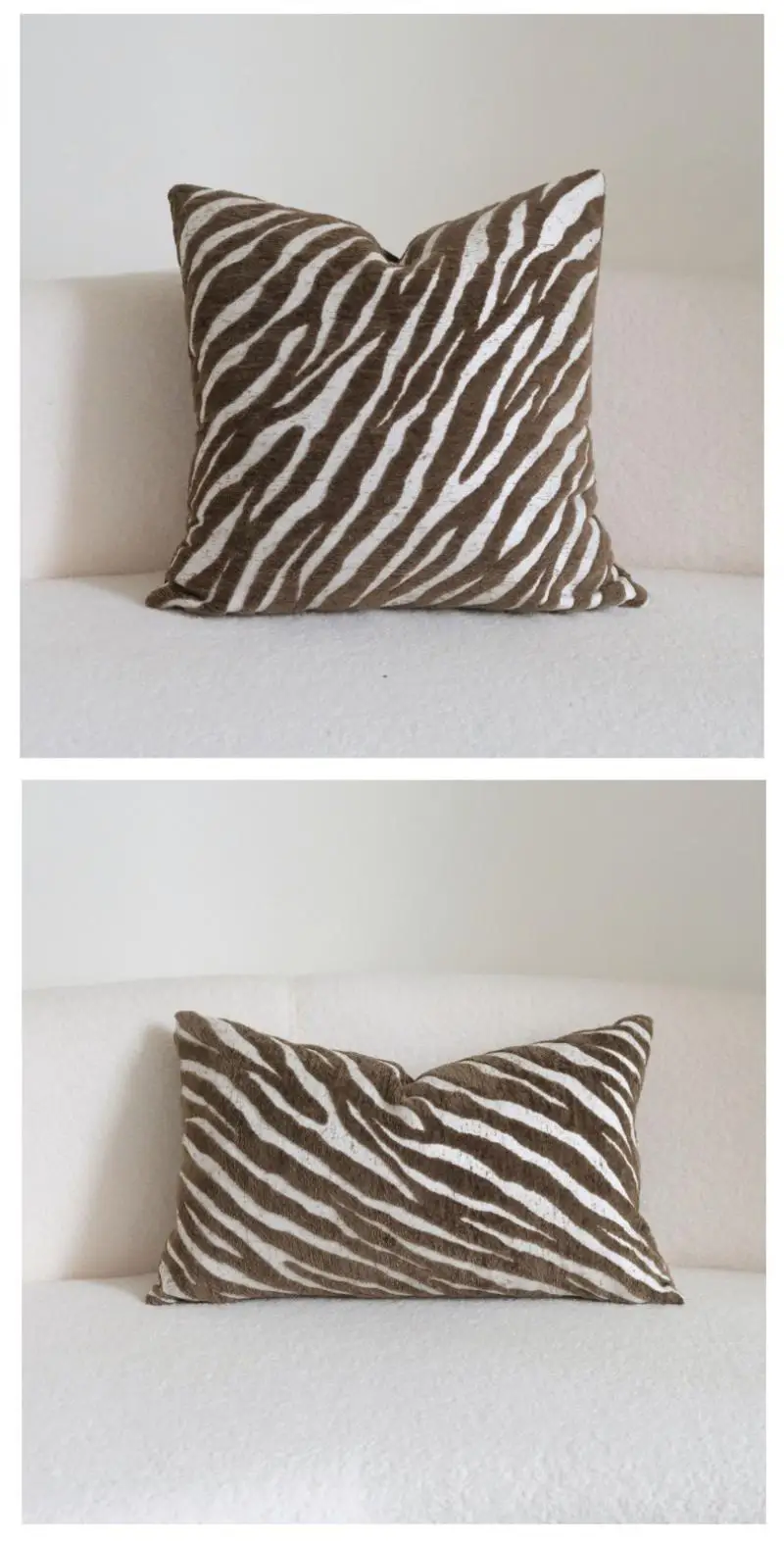 Moderner Minimalistischer Luxus Ölgemälde Zebra-Muster Kissenbezug Cojines Kopfteil-Kissen Dekorative Sofakissenbezüge für Zuhause – Detail 8