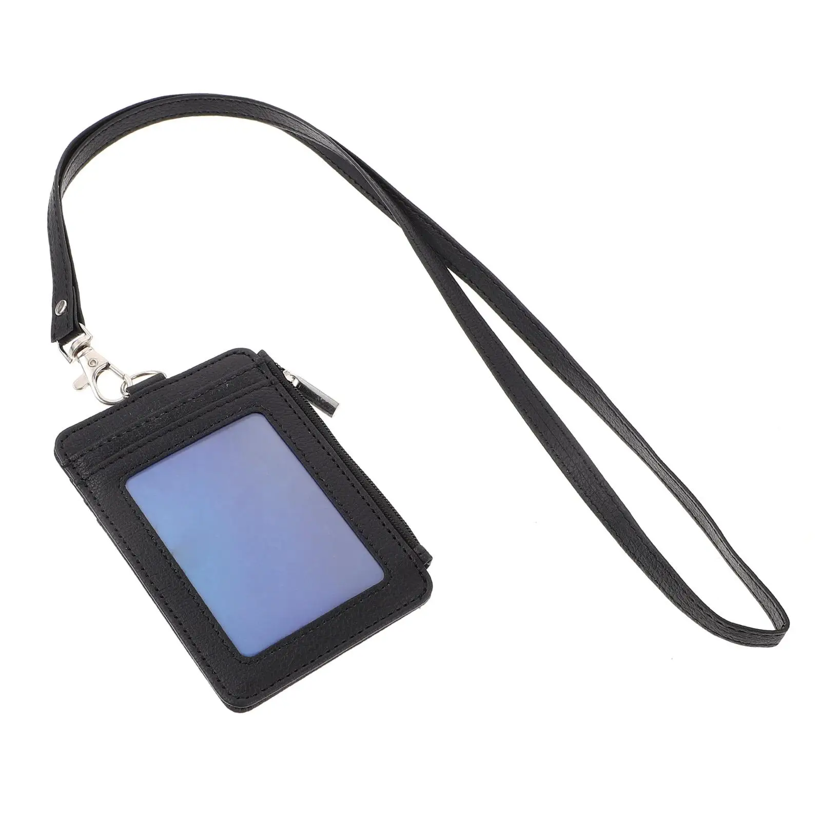 Coin Purse Badge Student Cards Sleeve Protective Holder with Lanyard Credit Name Tag School Id Cover Adorable Wallet