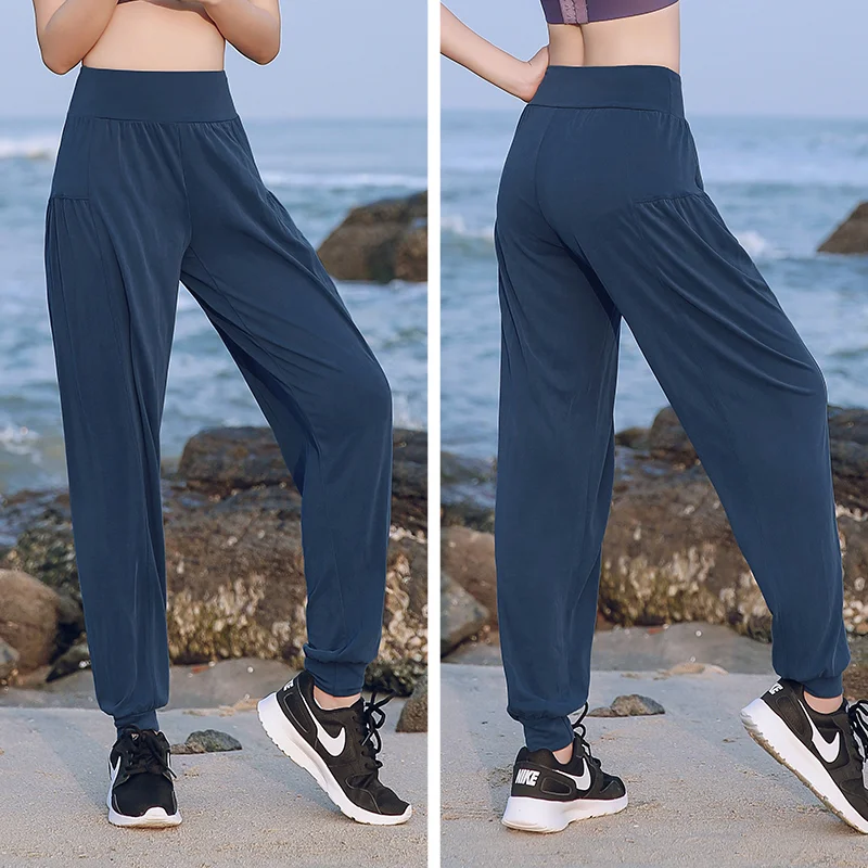 

plus Size Yoga Pants Women's Loose Fitn Qui Dry Exercise Outdoor Autumn Winter Sle Leggings Running Pants