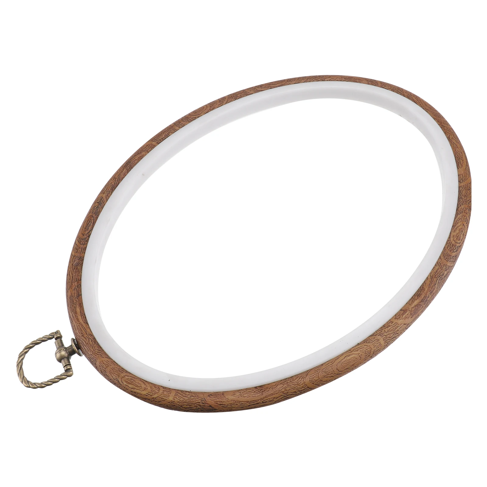 

1pc Embroidery Hoop Plastic Stretch Hand Circle Brace DIY Stitch Work Supply Decorative Sewing Ornament Craft Material