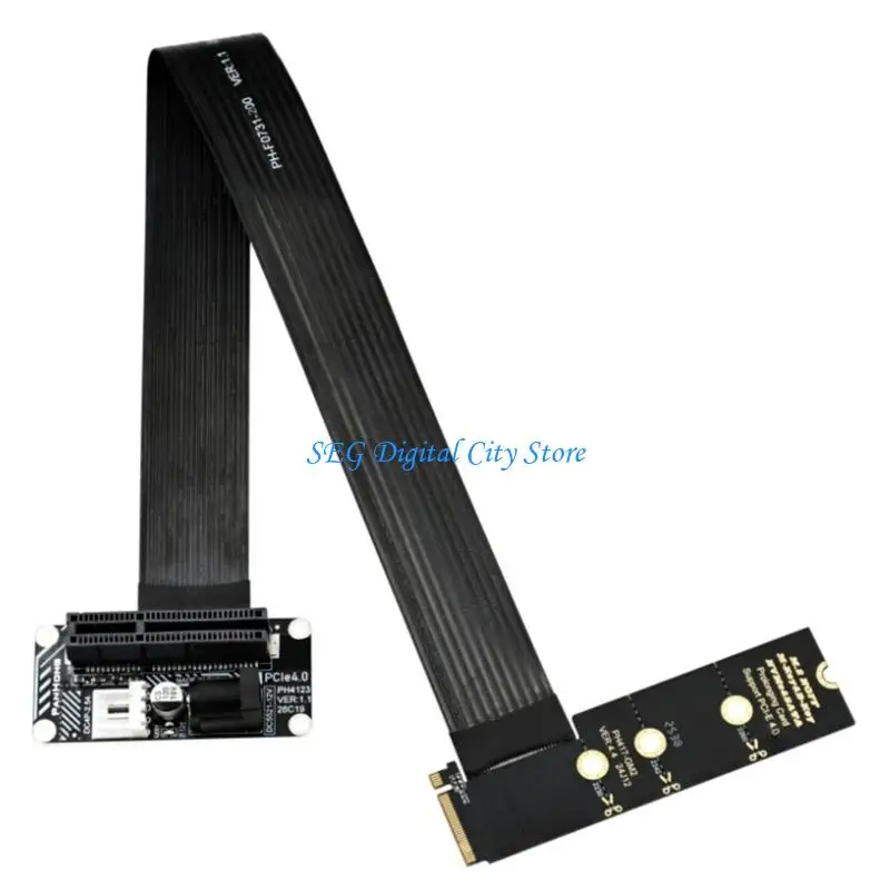 U75B M.2 NVMes To PCIe4.0 4X External Graphics Card Adapters for M.2 2230 2242 2260 2280 SSDs