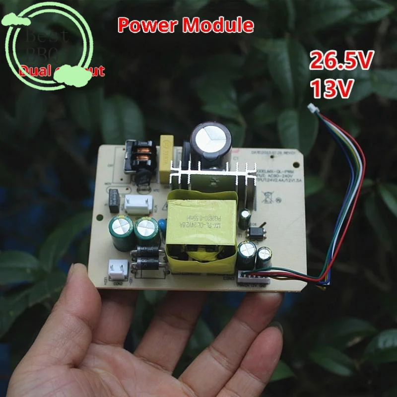 (BBQ4)Dual Switching Power Module Input AC220V Output DC26.5V2.4A 13V1.5A Power Adapter