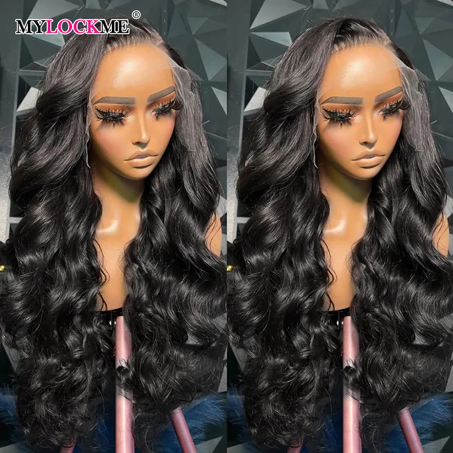 

Frontal Wig Human Hair Brazilian Body Wave Mylockme Hair Clearance Preplucked Pre Bleached 13x4 Lace Frontal Wigs