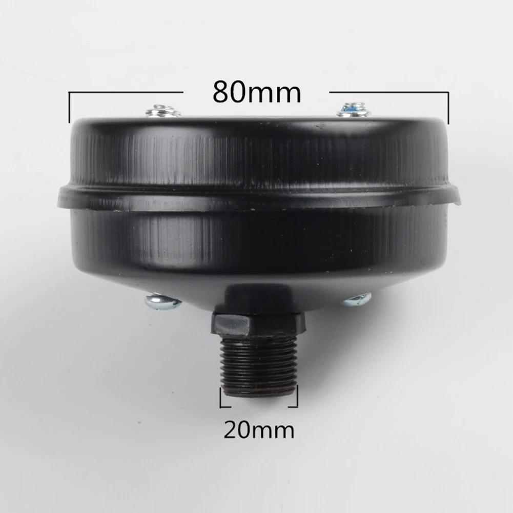 Compact Muffler Design Tailored to Fit Direct Connections on Multiple Brands of Air Compressors Using a Standard Size Interface