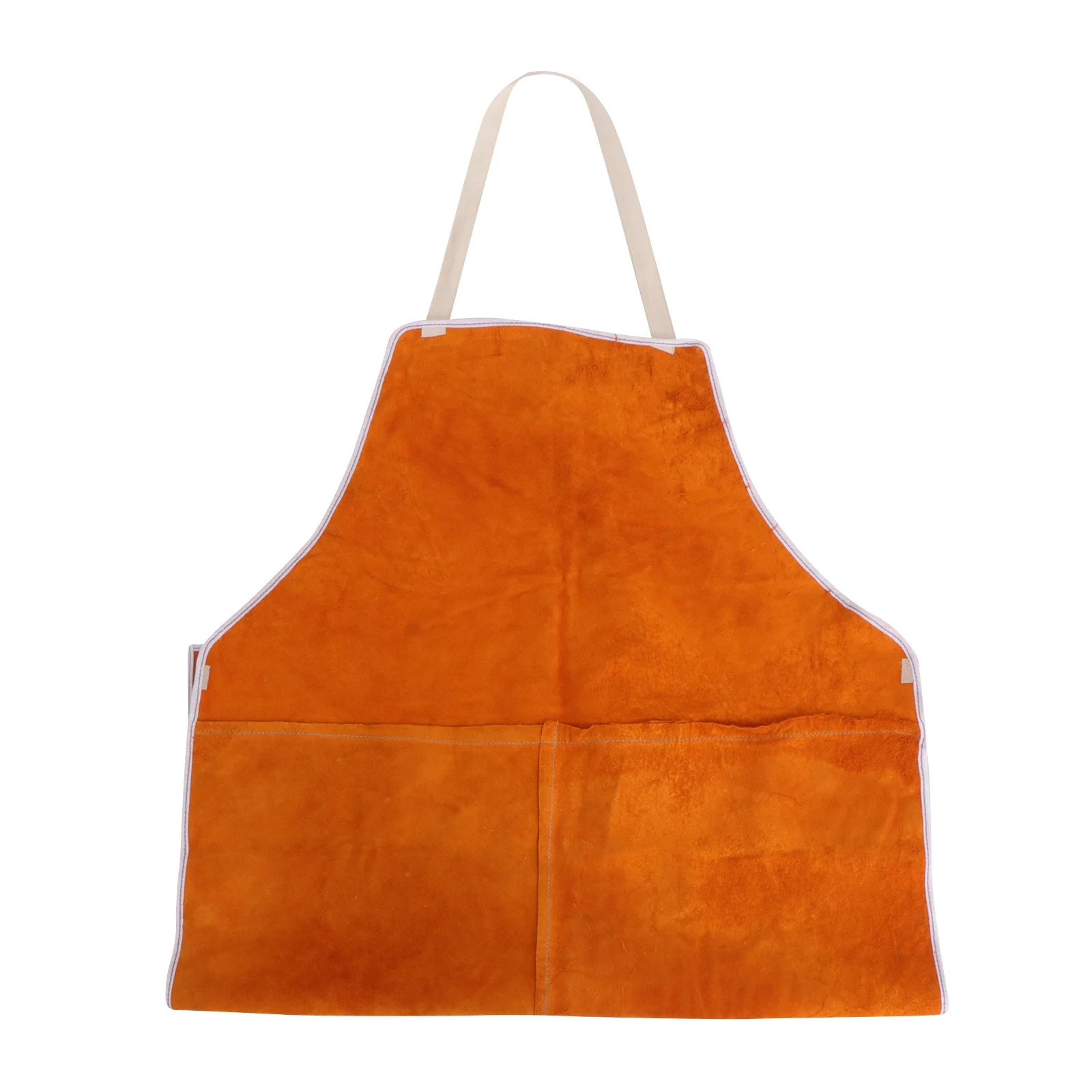 

1Pcs Electric Welding Apron Cowhide Heat Resistant Welding Protective Apron for Welders Carpenters Blacksmiths Garage Workshop