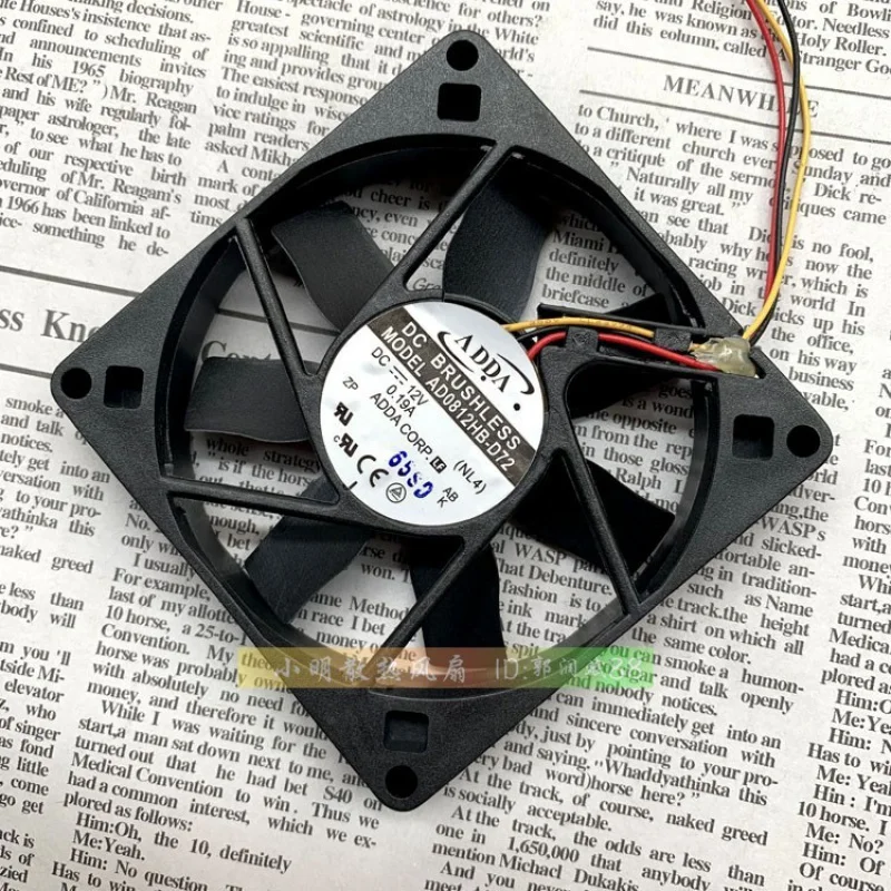 

Ad0812hb-D72 8015 12V 0.19a 8cm Ad0812hb D72 Chassis Cooling Fan