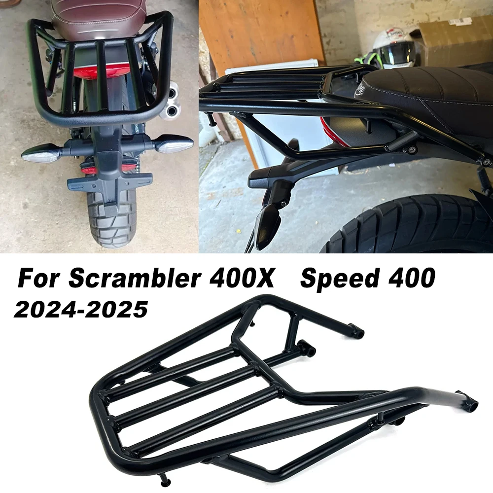 

Motorcycles For Speed 400 Scrambler 400X Speed 400 Scrambler 400 X Rear Rack Rear Armrest Luggage Carrier 2024-2025