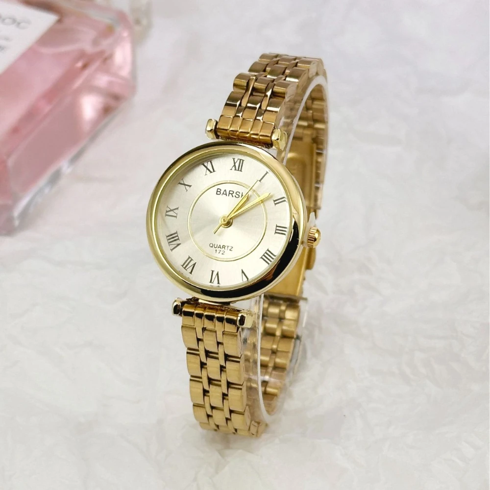 

Новые женские часы со стальным ремешком Изысканные женские часы Простые тонкие компактные модные наручные часы Часы Наручные