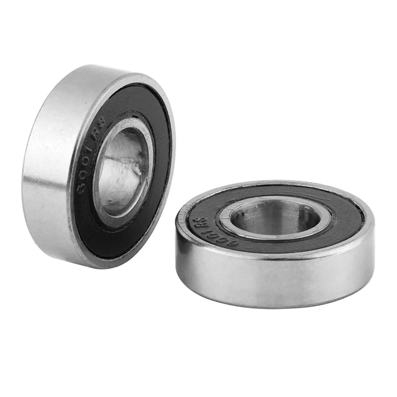 Sale 10 Pcs Ball Bearings Rolling Bearings Sealed Deep Groove Ball Bearings Bearing Steel 6001-2RS (12X28X8mm)