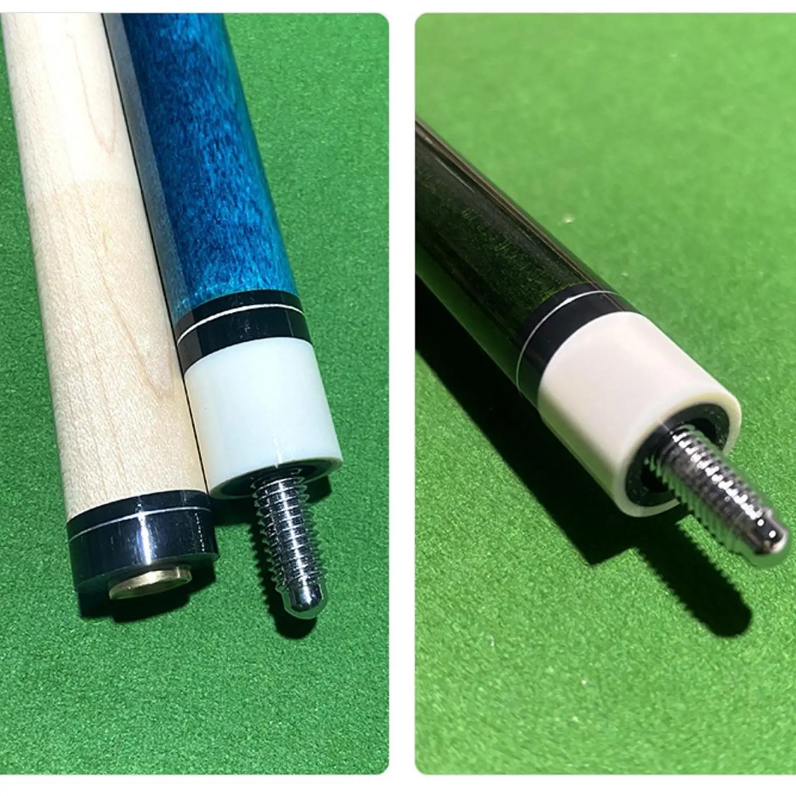 

Billiard Cue Professional Fashion 1/2 Segmented Replacement Wooden Practical Pool Cue Stick for Game Bar Office House Practice