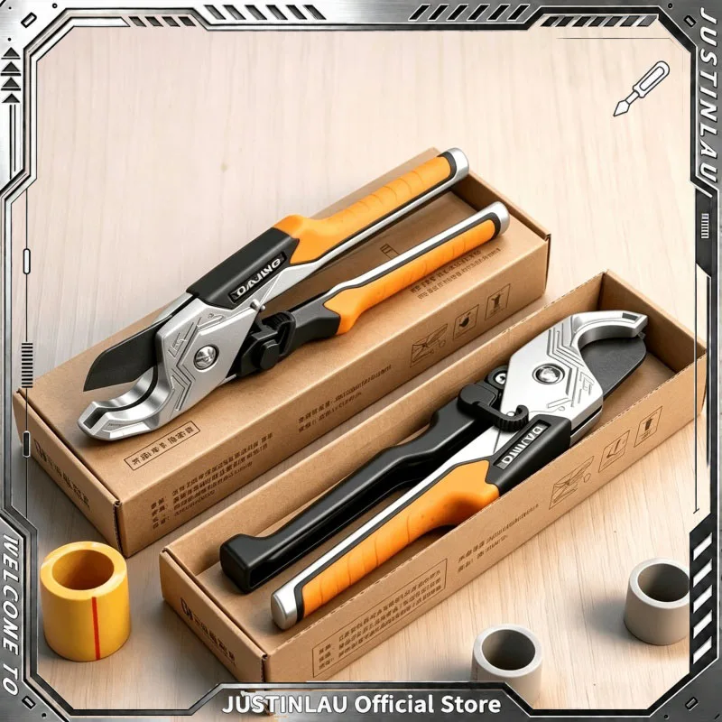 JUSTINLAU 0-32mm SK5 Rohrschneider, robuster manueller PVC-, PPR-, PU-, PE-Schlauchschneider, Schneidwerkzeug, Haushalts- und Installationswerkzeug