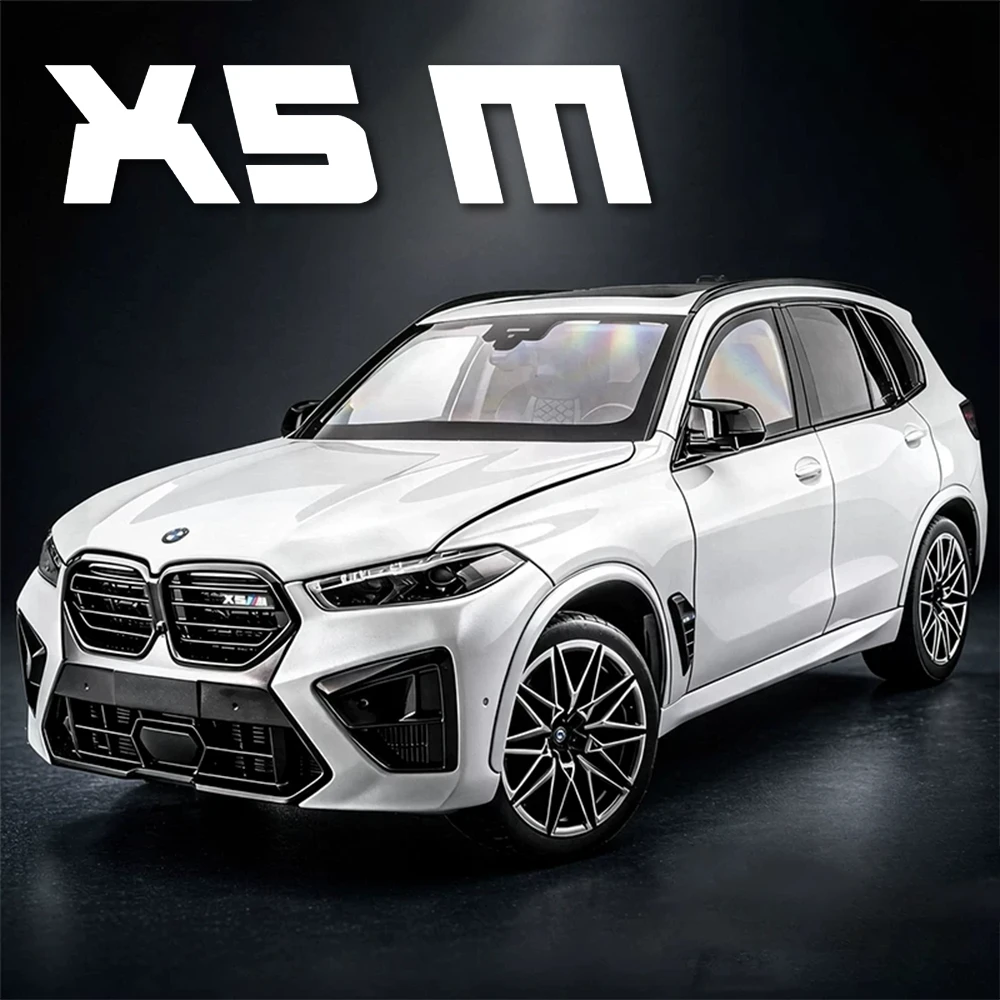 1:32 Scale X5M M4 Alloy Model Car Toy Metal Body Openable Trunk Simulated Interior Sports Cars Models Hobby Collectible Item