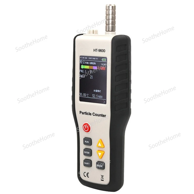 9600 Dust Particle Counter, Air Quality Dust Fall Meter, Suspended Particle Detection