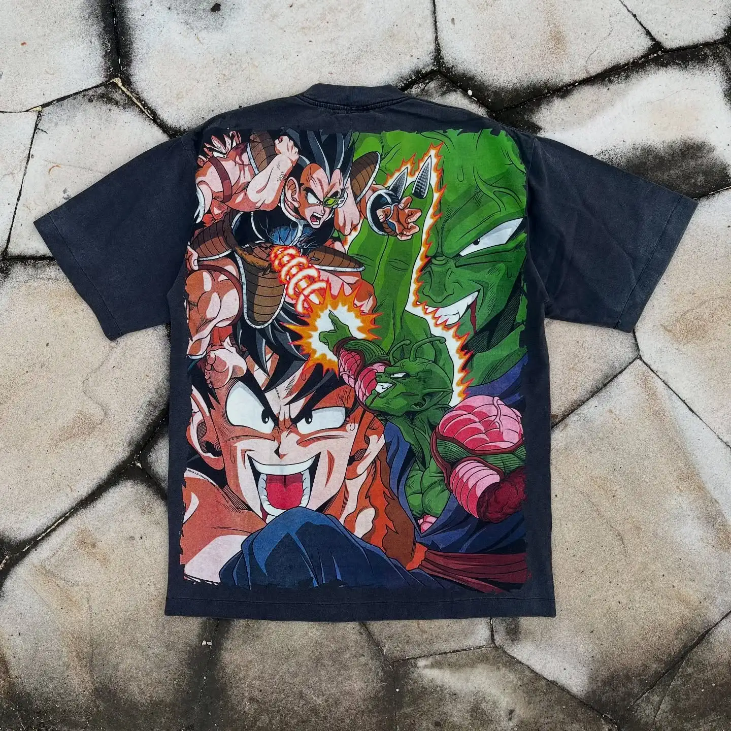 Dragon Ball Comics Hot Blood Wukong футболка мужская мода японского аниме уличный летний топ хлопок с круглым вырезом женский с коротким рукавом