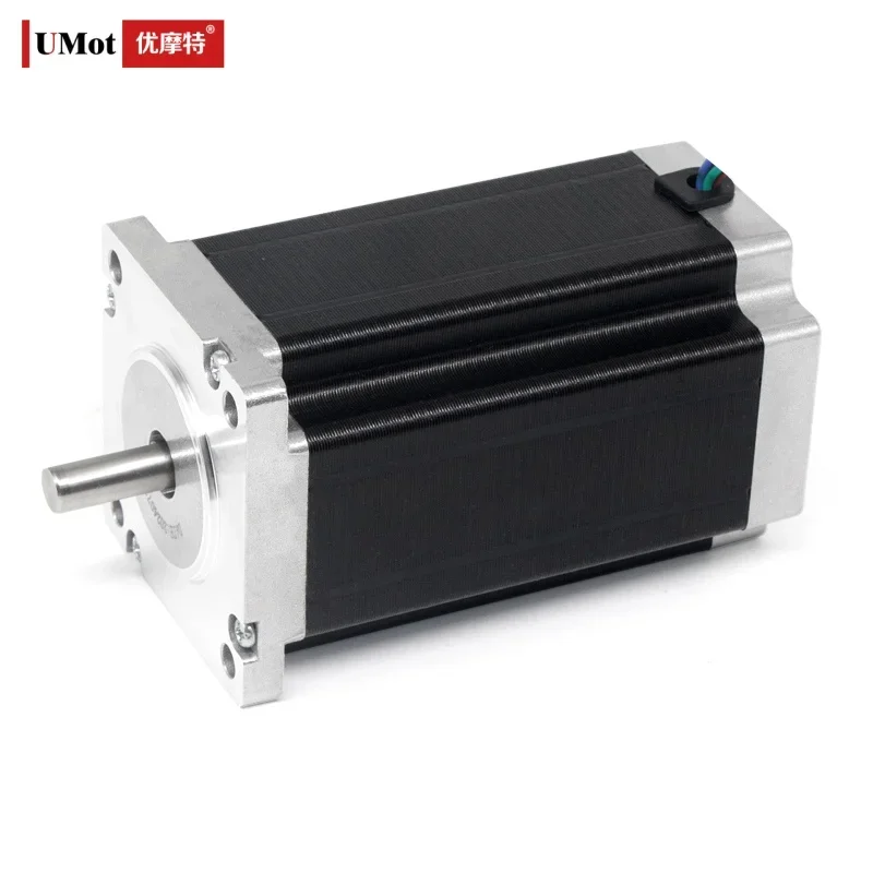 UMOT 3 Phrase 1.2° 86*128mm Nema34 Hybrid Stepper Motor 7Nm DC 4A 1.36V Max Load 220N Motore Paso A Paso for CNC Food Processing