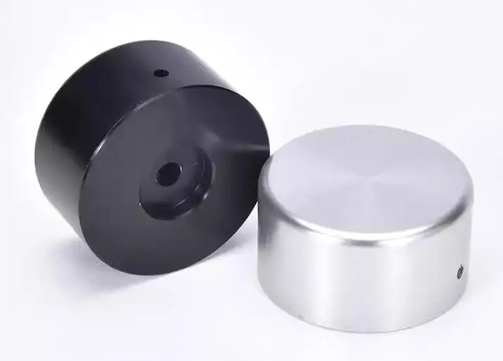 1 قطعة HiFi كامل الألومنيوم حجم المقبض قطر 48 مللي متر مقبض مفتاح الصوت