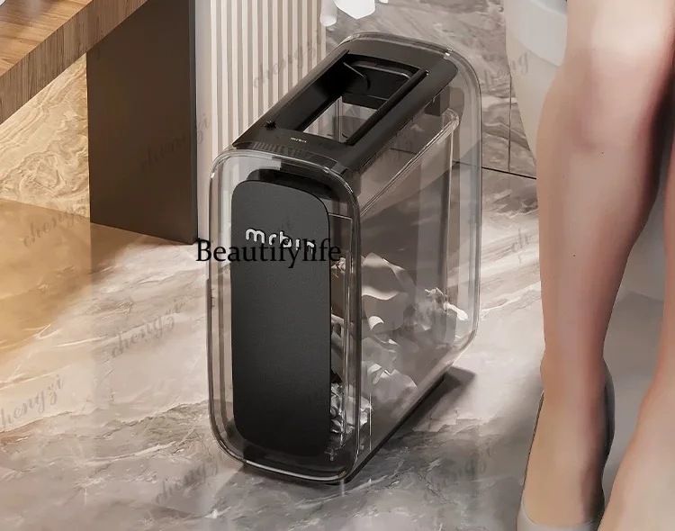 Intelligent induction trash can household bathroom toilet automatic opening and closing 2026 new light luxury high value