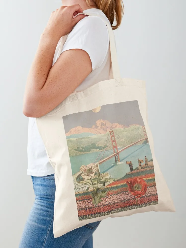 Golden Gate Dream Tote Bag shopping bag tote bag men's Lady bags Canvas Tote