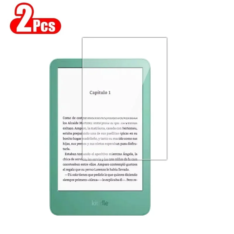 2PCS Tempered Glass Screen Protector For Kindle 6inches 2024 Protective Film for Kindle 6” 2022 for Kindle K11/K12/C2V2L3/RS23CV