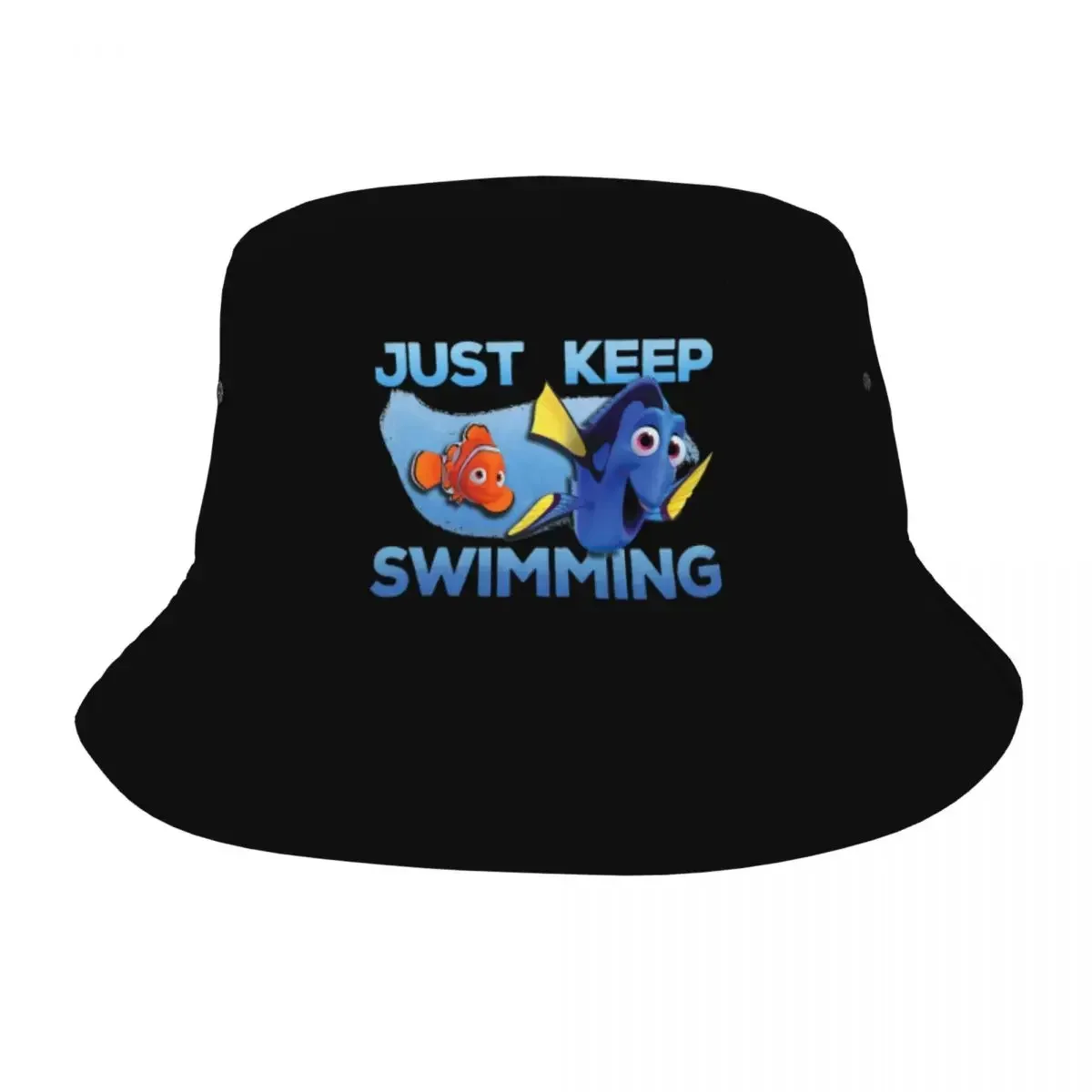 

Summer Headwear Finding Nemo Dory Just Swimming Merchandise Bucket Hat Unisex Sun Hat Bob Hat Fishing Fisherman Hats Sports