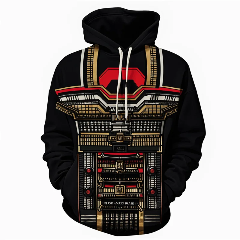 New 3d Print Japanese Samurai Sweatshirt Y2k Clothes Men Women Fashion Black Hoodies Casual Fashion Pullover Mens Clothing Tops