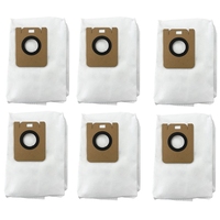 6Pcs Dust Bags for Xiaomi Dreame Bot D10 Plus RLS3D Vacuum Cleaner Garbage Dust Bag Replacement Spare Parts