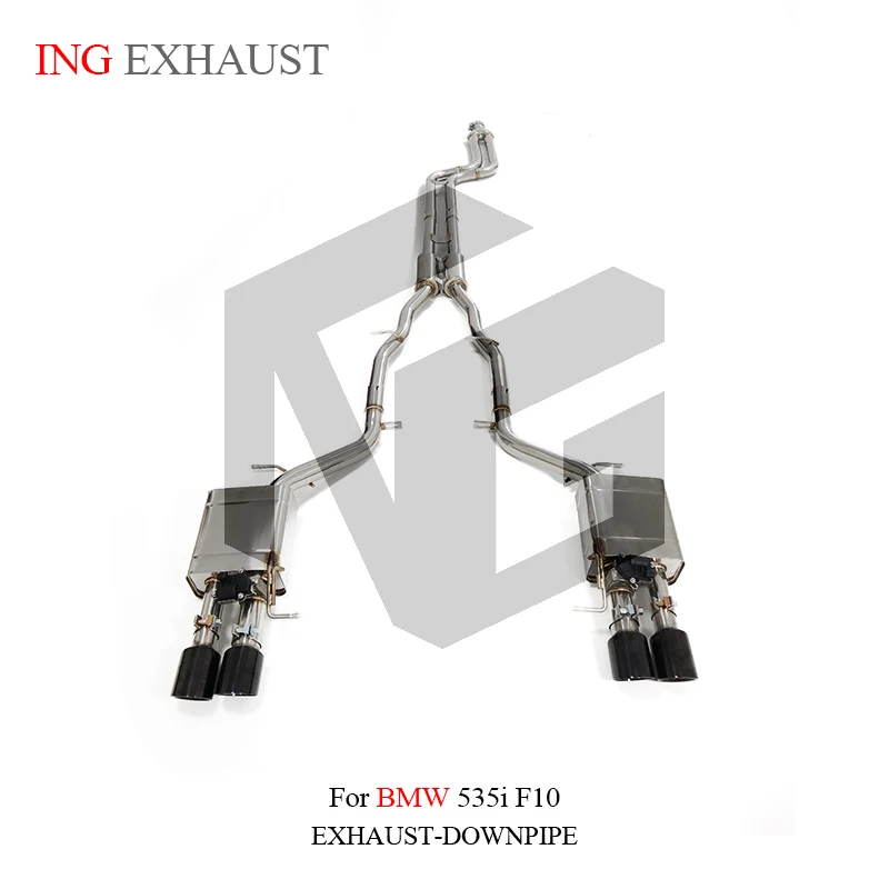 ING Performance Remote Valve Catback Exhaust for BMW 535i F10 N55 3.0t 6 serial ss304 Muffler Double Ports Accessories System