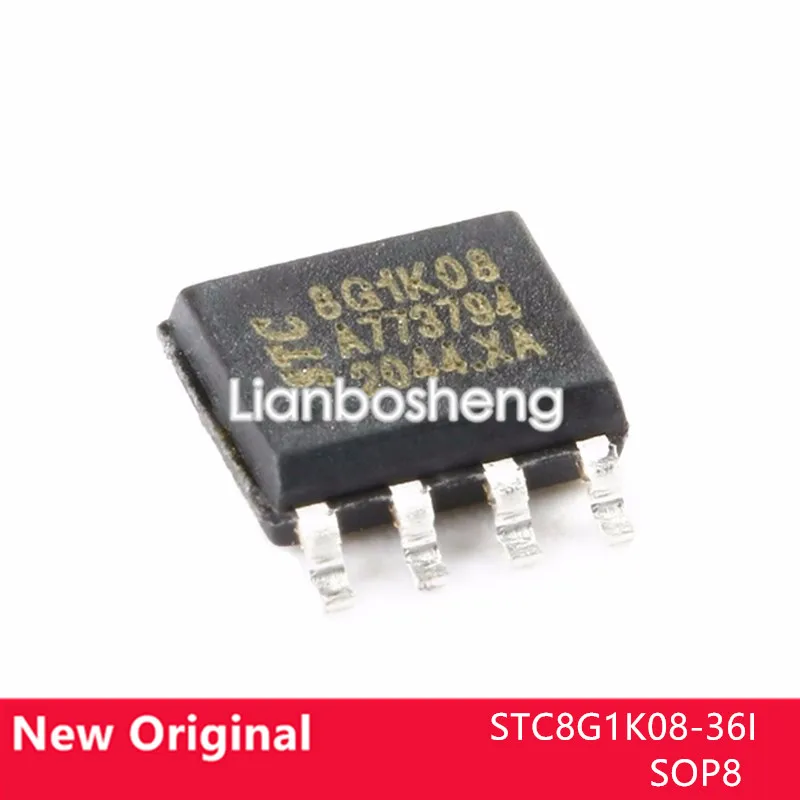 10PCS New original STC8G1K08-36I-SOP8 Enhanced 1T 8051 microcontroller MCU