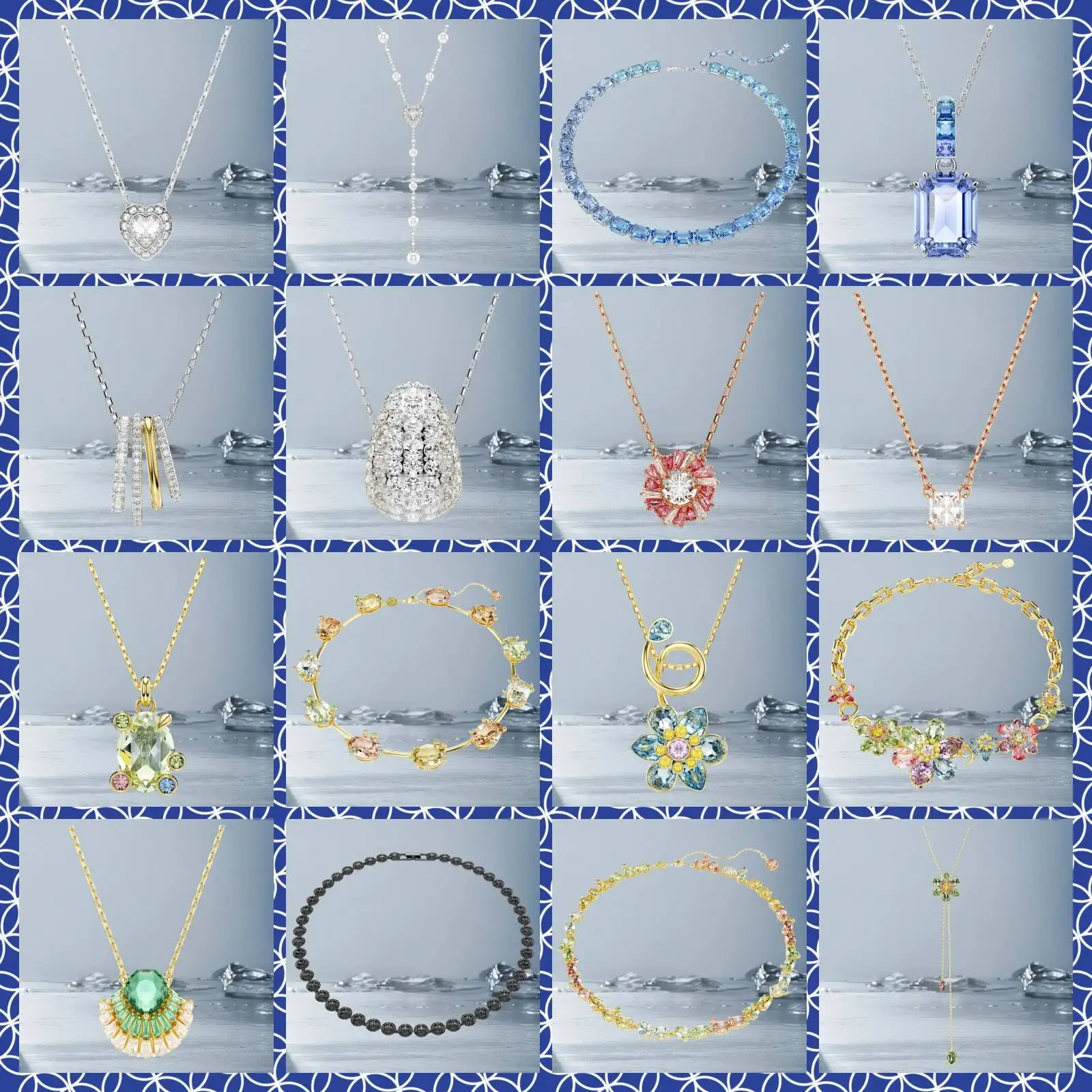 

S925 Sterling Silver Women's Stunning Radiant Brilliant Clavicle Chain Necklace for Musicians. Harmonious Style.