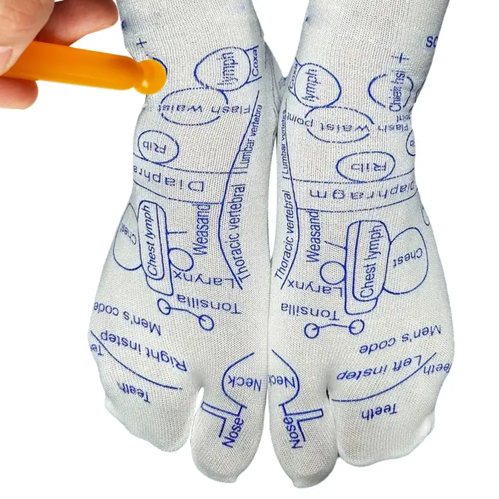 Acupressure Socks Pedicure Foot Hole Socks Figure Novice Plantar Acupoint Massage Foot Massage The Foot Point Socks