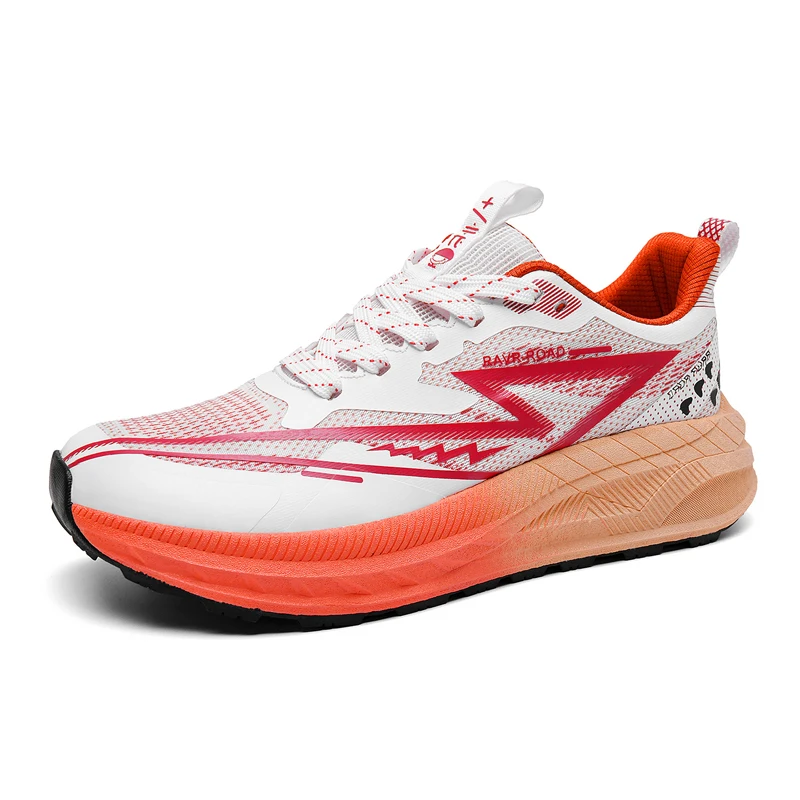 Couple Breathable Mesh Carbon Board Shoes, Student Sports Exam Shoes, Chunta Ultra Light Rebound Marathon Running Shoes
