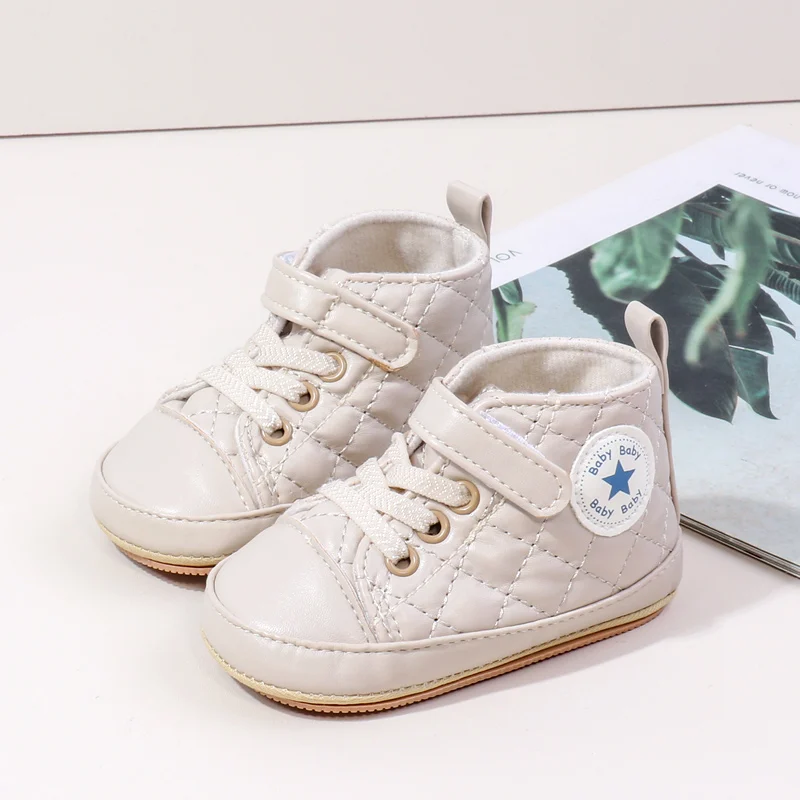 2025, für Jungen und Mädchen, Frühling und Herbst, modisches Design, TPR-Sohle, rutschfeste Wanderschuhe, hochwertige, atmungsaktive Prewalker-Schuhe