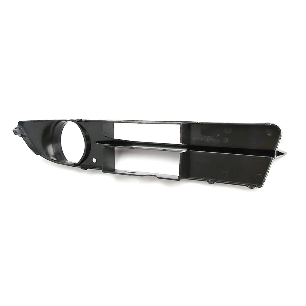 المصد الأمامي ضباب ضوء الإطار ABS اكسسوارات غطاء مصبغة السيارة 51117049244 مريحة E60 E61 الضباب الخفيف 2004-2007 #3