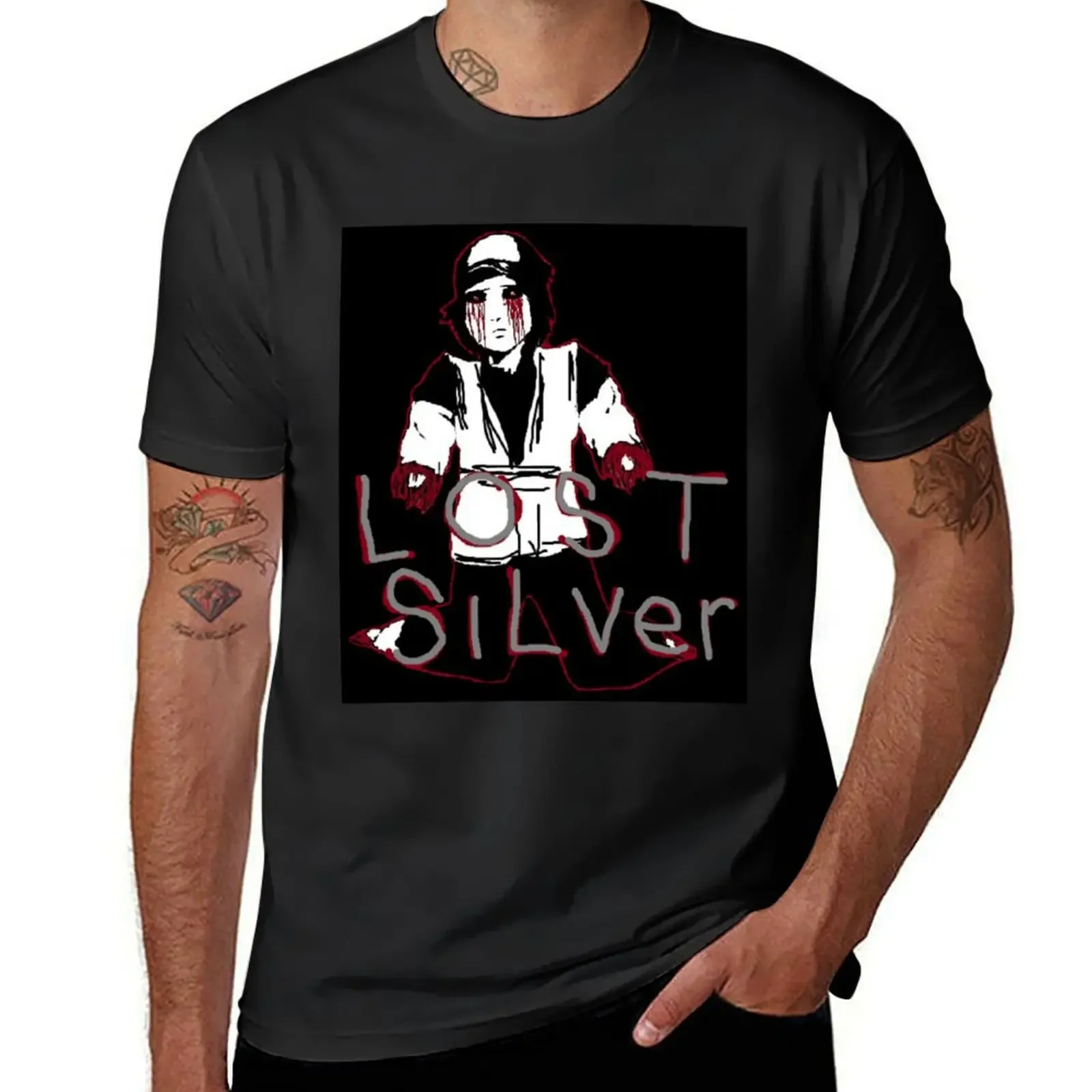 Lost Silver Color Version T-Shirt Short sleeve tee custom t shirt oversizeds boys whites outfits for men