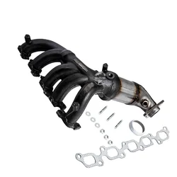 SQS High Quality Exhaust Header Manifold/Catalytic Converter Direct Fit Hummer H3/Isuzu I-37 Catalyst Converter