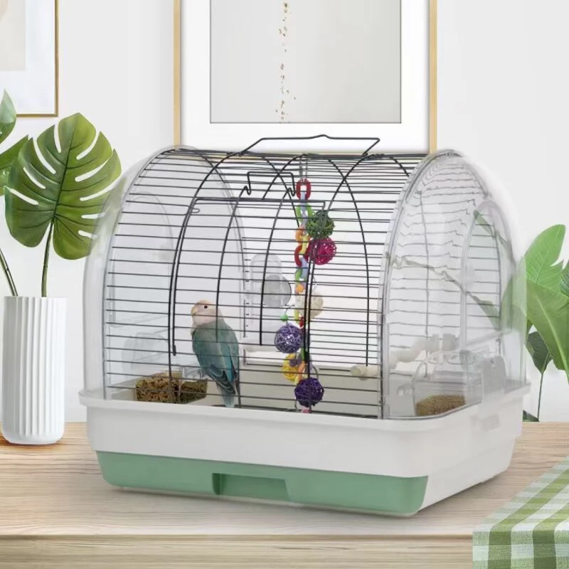 

Budgie Portable Bird Cages Accessories Hamster Window Decoration Bird Cages Hut Stand Gabbia Pappagallo Bird Supplies RR50BN