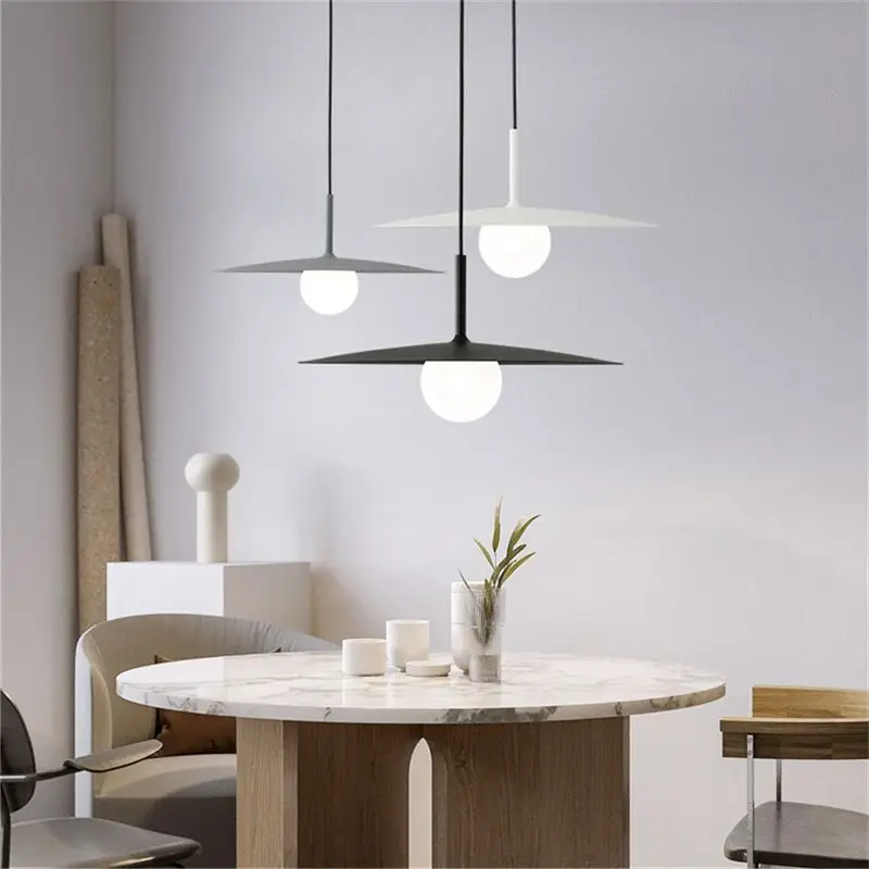 Nordic Minimalist LED Chandelier Art Living Room Dining Room Bar Kitchen Hanging Chandelier Home Decorative Lighting Fixtures