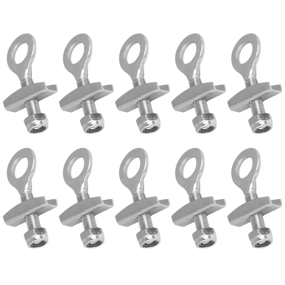 

10Pcs Bicycle Chain Tensioner Adjustable Bike Chain Tightener for Mountain Road Hybrid E-Bike Cycling Maintenance Repair Tool