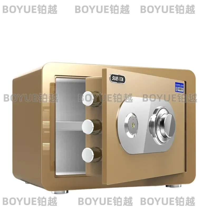 Small Mechanical Password Safe Box Carbon Steel Anti Theft Home Security Deposit Locker for Cash Jewelry Documents Protection