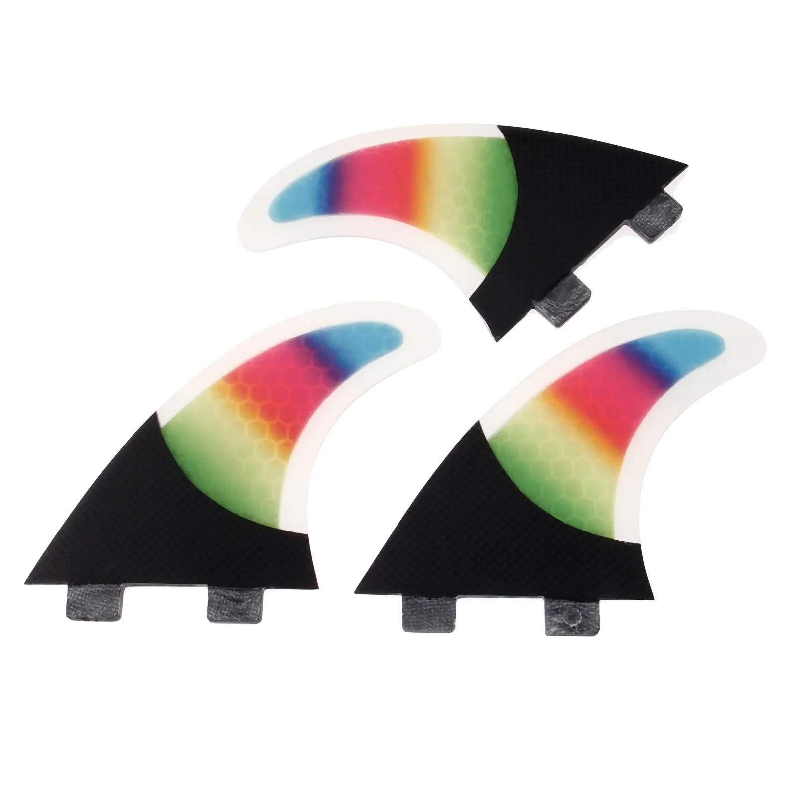 

3 шт. красочные ласты для доски для серфинга M/G5 для доски для серфинга из стекловолокна + сотовый хвост, доска для серфинга, подруливающие устройства, руль, ласты для серфинга, лодка