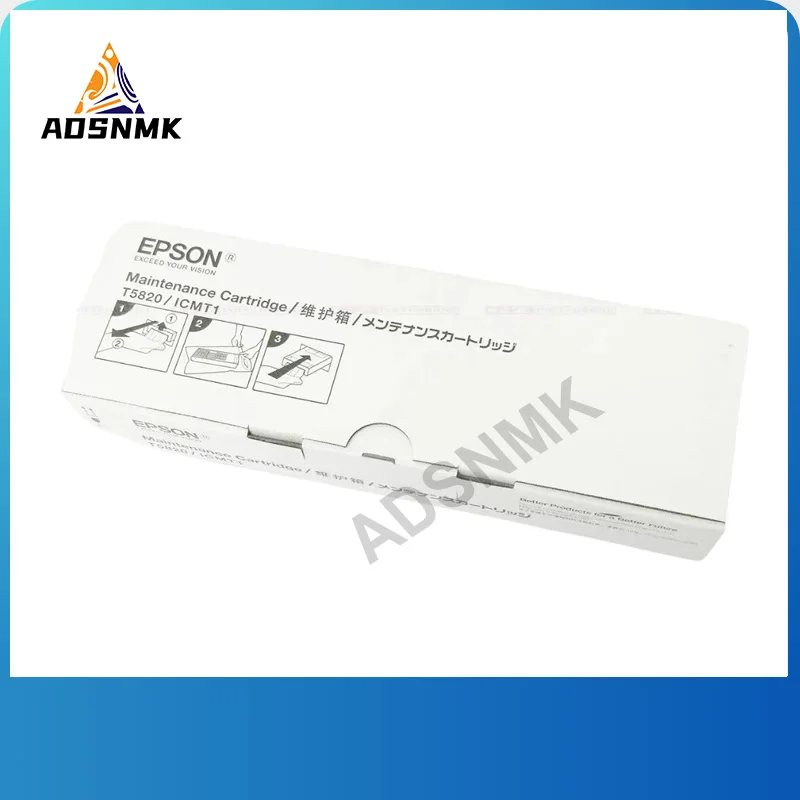 

Original New T5820 Maintenance Tank Waste Ink Cartridge for Epson Stylus Pro 3800 3800C 3850 3880 3885 3890 ICMT1 PX5800 5002