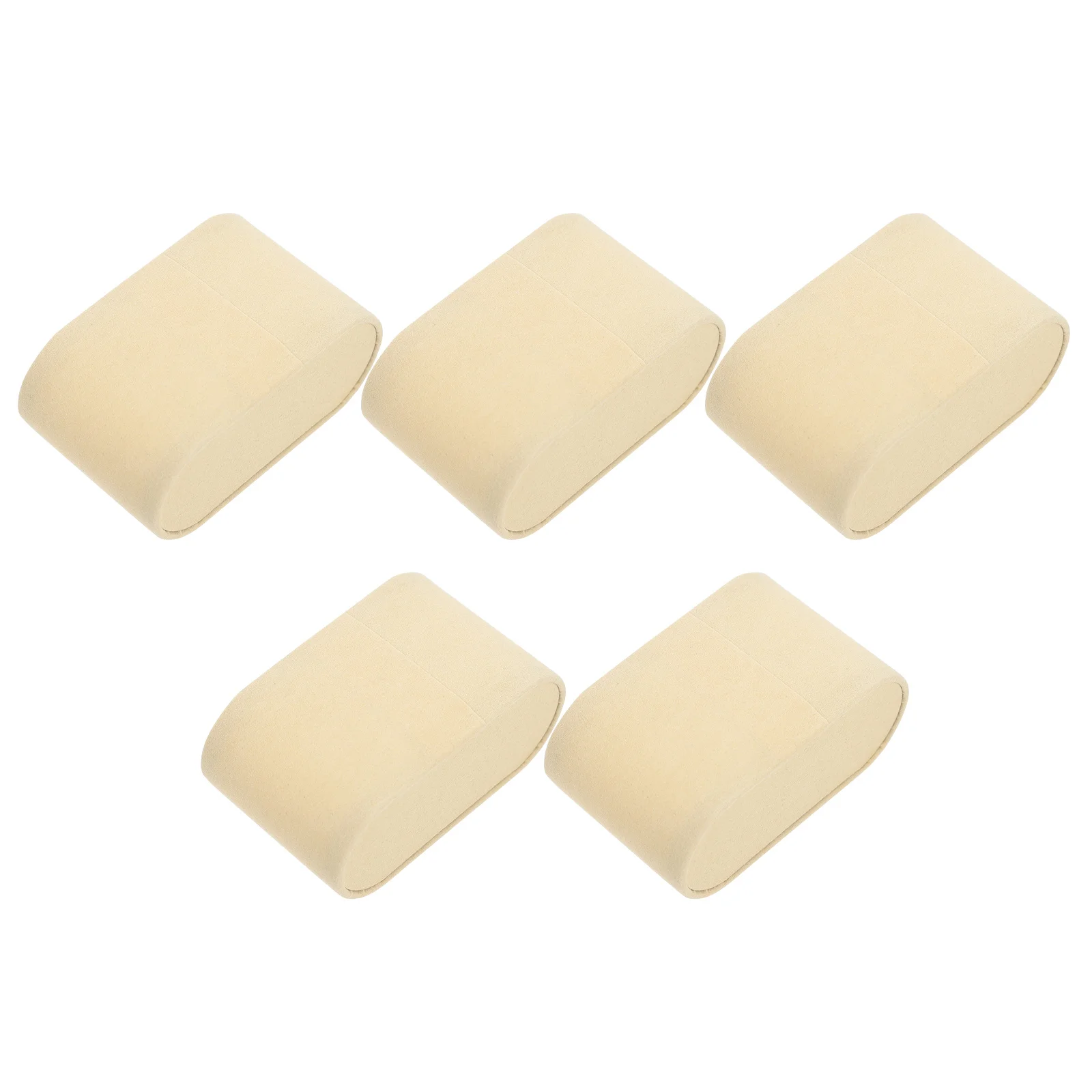 5Pcs Watch Cushions Jewelry Display Pillows Soft Texture Durable Bracelet Bangle Cushions for Showcase Jewelry Tray Trade Fairs