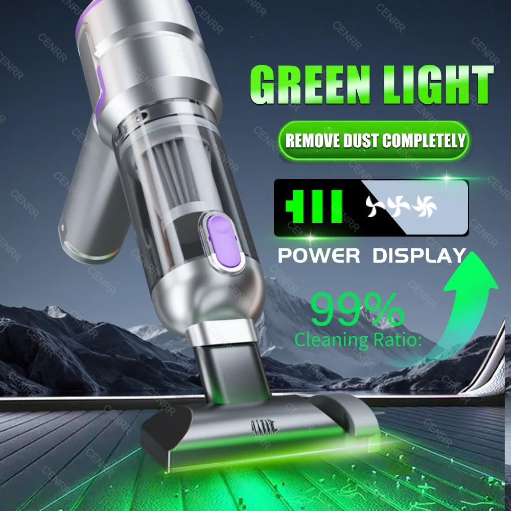 Mini Car Vacuum Cleaner 998000PA Cordless Powerful for Home Handheld Blower Car Cleaner Portable Car Vacuum Cleaner