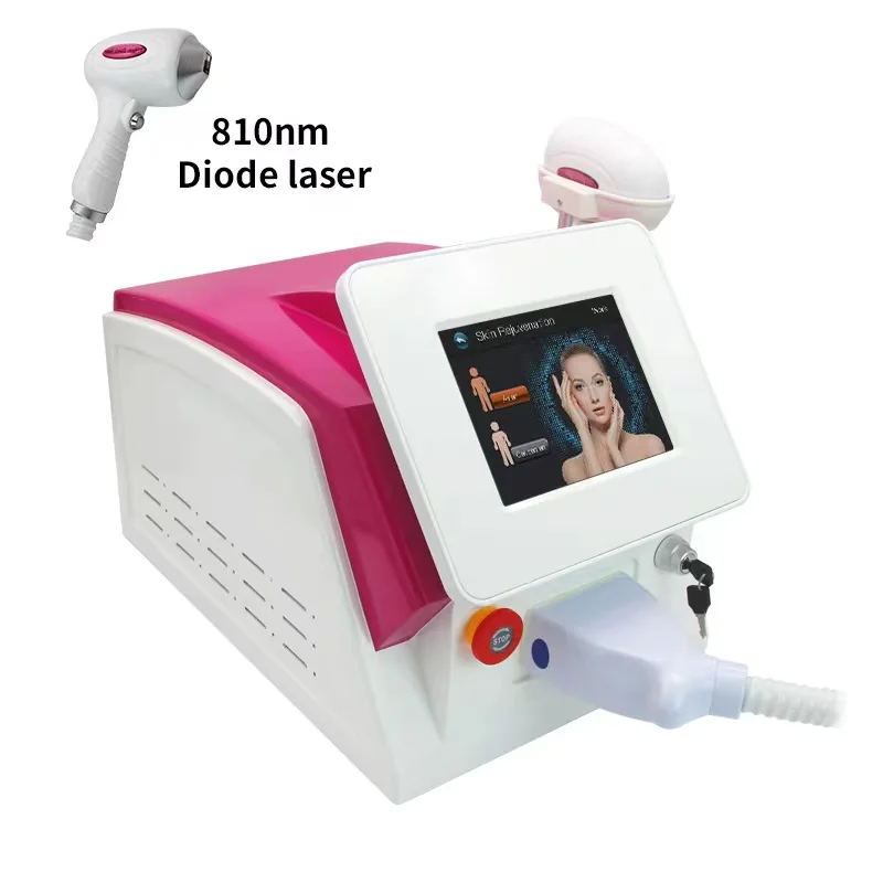 810nm Diode Laser Hair Removal Machine 2000w Depilation Equipment Skin Rejuvenation Ice Titanium Device Professional For Salon