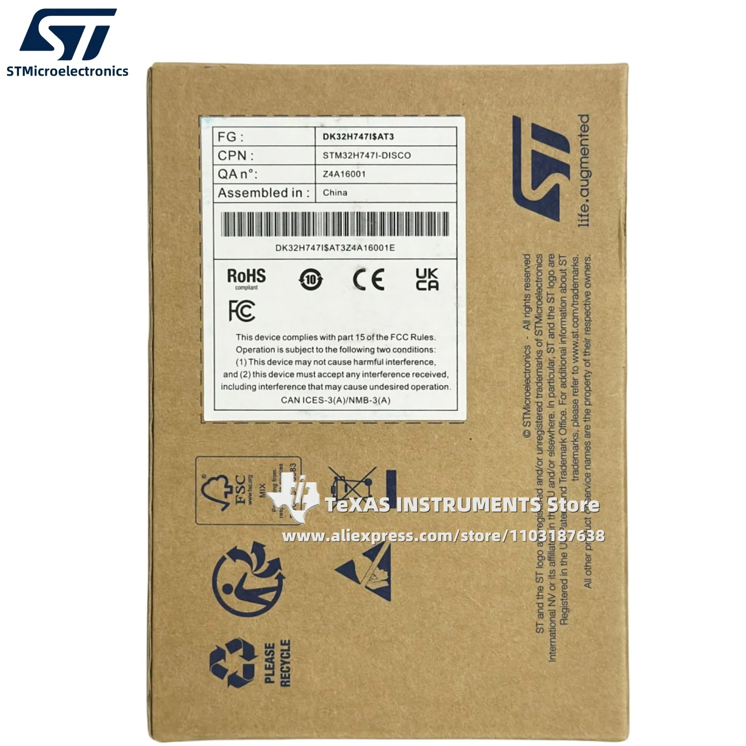TI Official】STM32H747I-DISCO Discovery kit with STM32H747XI MCU