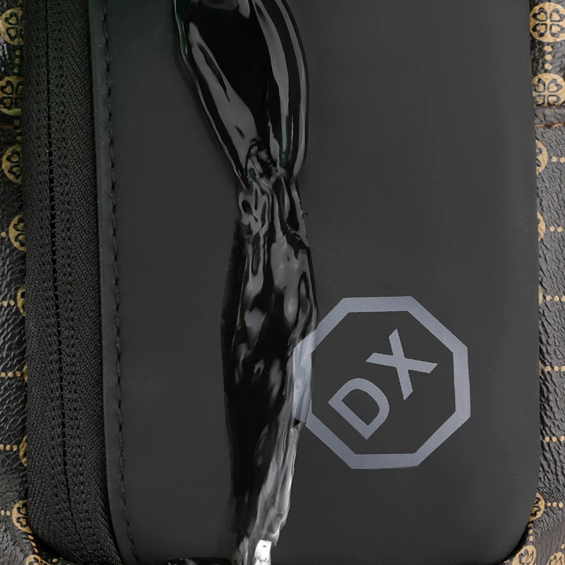 Casual Business Schulter Tasche für Männer PU Leder Umhängetasche Breiten Gurt Umhängetaschen Plaid Designer Männlichen Sling Taschen – Detail 16
