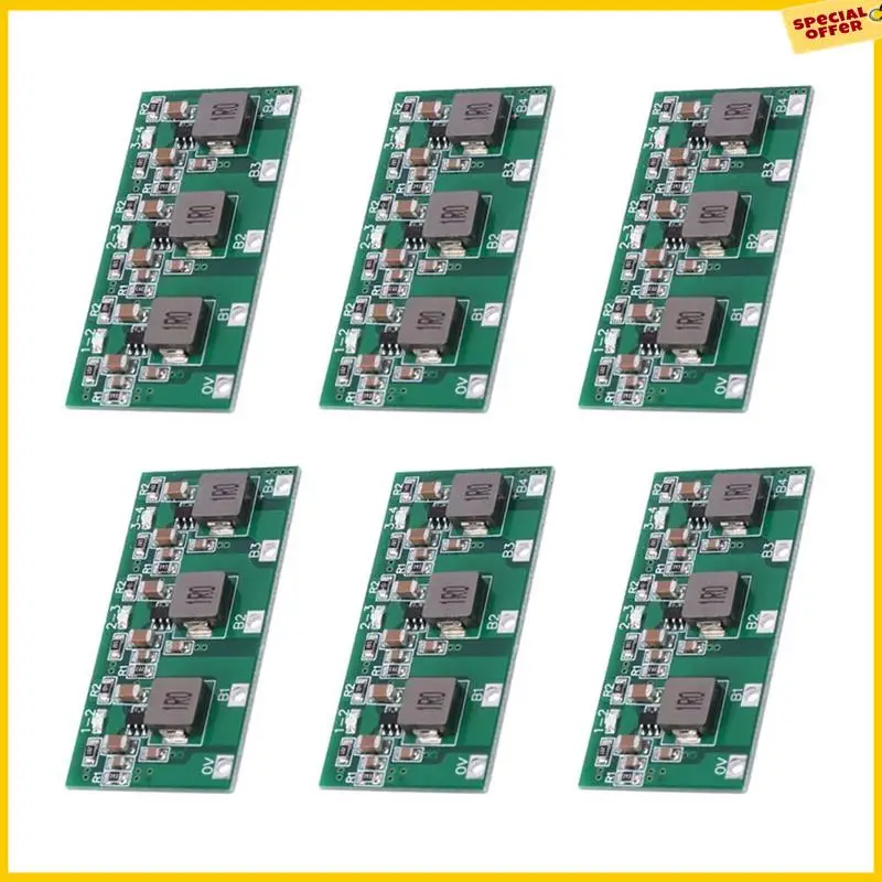 A25P 6X 4S 1300MA Active Equalizer Balancer 18650 Lithium Lifepo4 Battery Protection Board BMS Board Energy Transfer Board