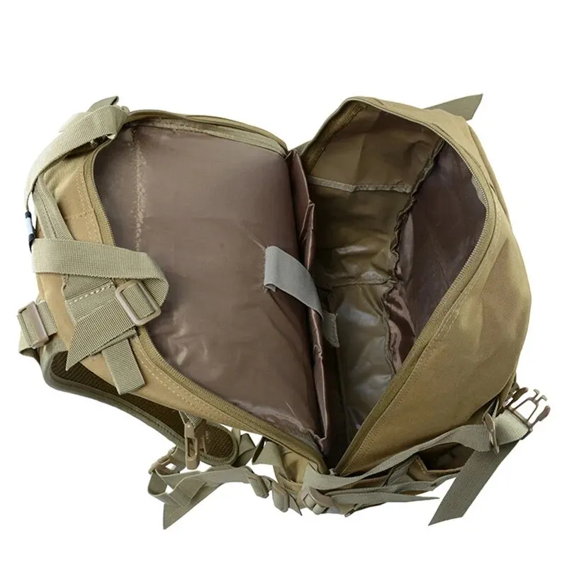 Taktischer Rucksack, Reisetasche für Männer und Frauen, Laptop, Outdoor, Schule, Camping, Wandern, reflektierender Rucksack, Trekking, Angeln, Molle-Taschen